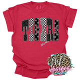 TIGERS CHECKERED AND STARS
