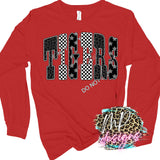 TIGERS CHECKERED AND STARS