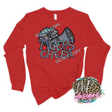 TIGERS CHEER FAUX RHINESTONE