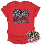 TIGERS CHEER FAUX RHINESTONE