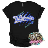 WILDCATS CLAW FAUX GLITTER