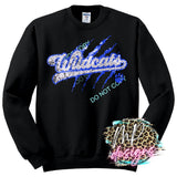 WILDCATS CLAW FAUX GLITTER