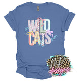 WILDCATS FAUX EMBROIDERY