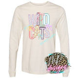 WILDCATS FAUX EMBROIDERY