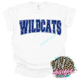 WILDCATS VARSITY DISTRESSED