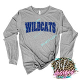 WILDCATS VARSITY DISTRESSED