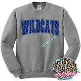 WILDCATS VARSITY DISTRESSED