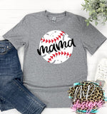 BASEBALL MAMA T-SHIRT