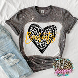 BEARCATS LEOPARD HEART T-SHIRT