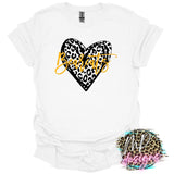 BEARCATS LEOPARD HEART T-SHIRT