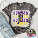 HORNETS BOLT PURPLE T-SHIRT