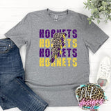HORNETS BOLT PURPLE T-SHIRT