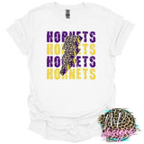 HORNETS BOLT PURPLE T-SHIRT
