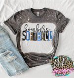 BOMBERS SOFTBALL GRUNGE SHIRT
