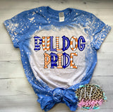 BULLDOG PRIDE BLEACHED T-SHIRT