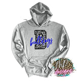 BULLDOGS B LEOPARD ROYAL LONG SLEEVE/SWEATSHIRT