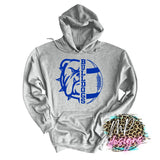 BULLDOGS MASCOT FOOTBALL ROYAL LONG SLEEVE/SWEATSHIRT