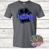 BULLDOGS PAW ROYAL T-SHIRT