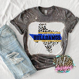 COVE BULLDAWGS TEXAS BLEACHED T-SHIRT