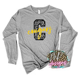 COUGARS C LEOPARD YELLOW LONG SLEEVE/SWEATSHIRT