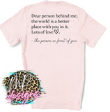 DEAR PERSON T-SHIRT