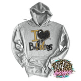 I LOVE MY BULLDOGS GOLD LONG SLEEVE/SWEATSHIRT