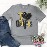 I LOVE MY COUGARS YELLOW T-SHIRT