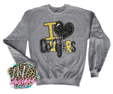 I LOVE MY COUGARS YELLOW LONG SLEEVE/SWEATSHIRT