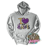 I LOVE MY HORNETS PURPLE LONG SLEEVE/SWEATSHIRT