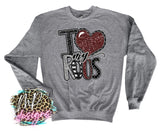 I LOVE MY ROOS LONG SLEEVE/SWEATSHIRT