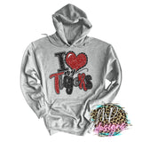 I LOVE MY TIGERS RED LONG SLEEVE/SWEATSHIRT
