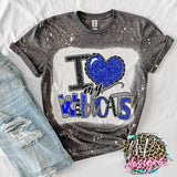 I LOVE MY WILDCATS ROYAL T-SHIRT