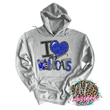 I LOVE MY WILDCATS ROYAL LONG SLEEVE/SWEATSHIRT