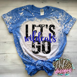 LET'S GO WILDCATS ROYAL T-SHIRT
