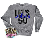 LET'S GO WILDCATS ROYAL LONG SLEEVE/SWEATSHIRT