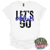 LET'S GO WILDCATS ROYAL T-SHIRT