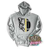 COUGARS MASCOT FOOTBALL YELLOW LONG SLEEVE/SWEATSHIRT