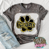 COUGARS PAW YELLOW T-SHIRT