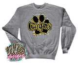 COUGARS PAW YELLOW LONG SLEEVE/SWEATSHIRT