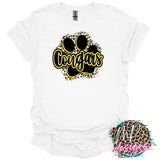 COUGARS PAW YELLOW T-SHIRT