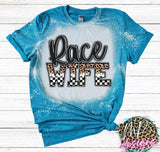 RACE WIFE CHEETAH BLEACHED T-SHIRT