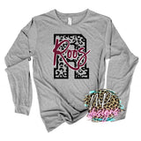 ROOS R LEOPARD LONG SLEEVE/SWEATSHIRT