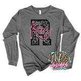 ROOS R LEOPARD LONG SLEEVE/SWEATSHIRT