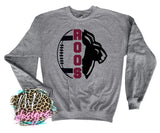 ROOS MASCOT FOOTBALL LONG SLEEVE/SWEATSHIRT
