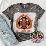 SHIVE FD FLAME BLEACHED T-SHIRT
