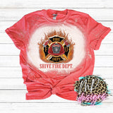 SHIVE FD FLAME BLEACHED T-SHIRT