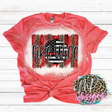 SHIVE FIRE WIFE BRUSHSTROKE BLEACHED T-SHIRT