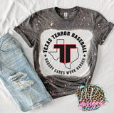 TEXAS TERROR BLEACHED-NON BLEACHED T-SHIRT