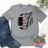 TIGERS MASCOT FOOTBALL RED T-SHIRT
