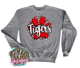 TIGERS PAW RED LONG SLEEVE/SWEATSHIRT